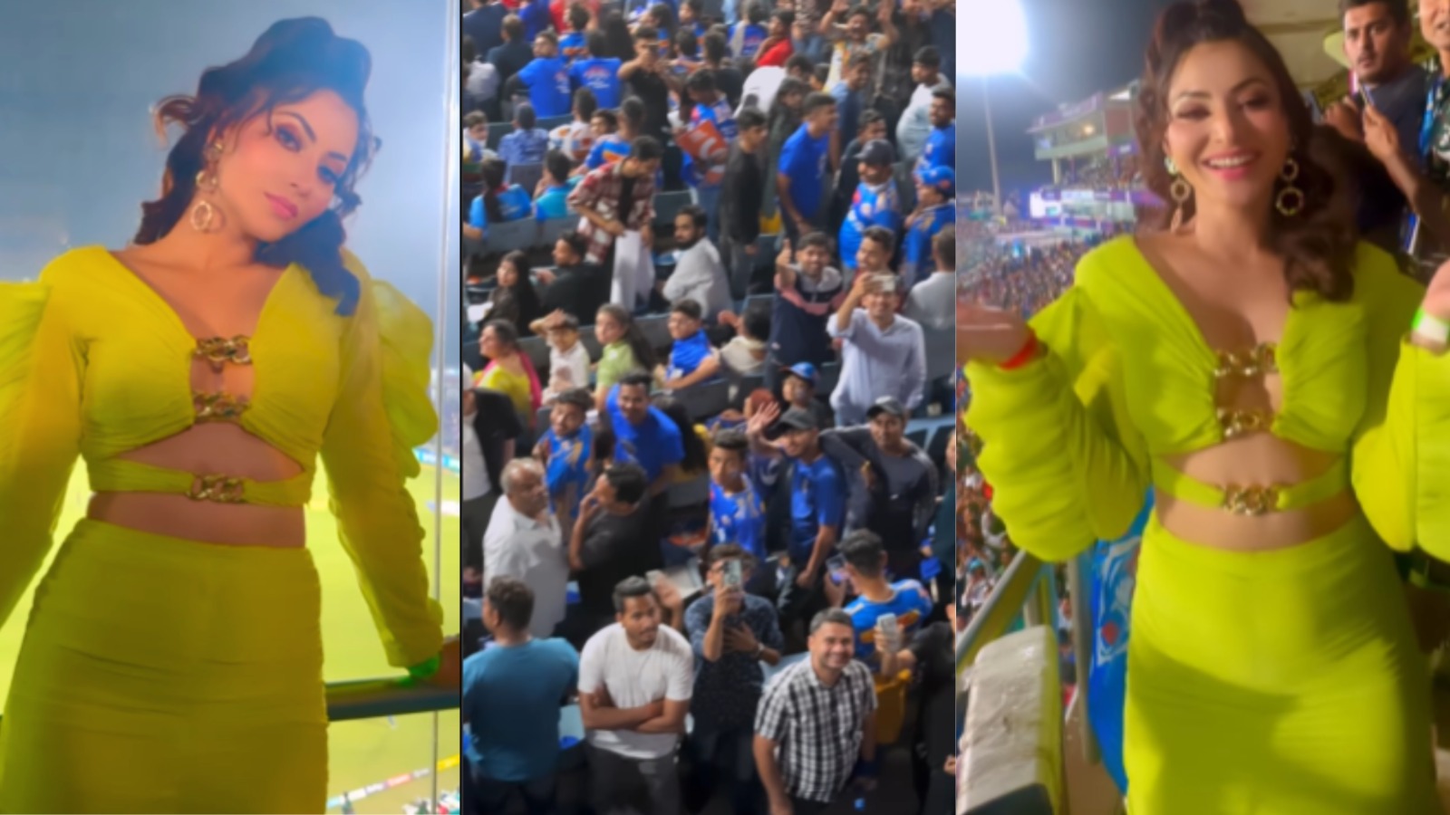 Urvashi Rautela Gets A Standing Ovation At The Ipl By Her Fans Grooves