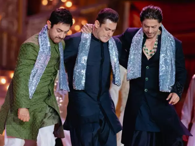 Bollywood Icons Shah Rukh Khan Salman Khan And Aamir Khan Rock Ambani